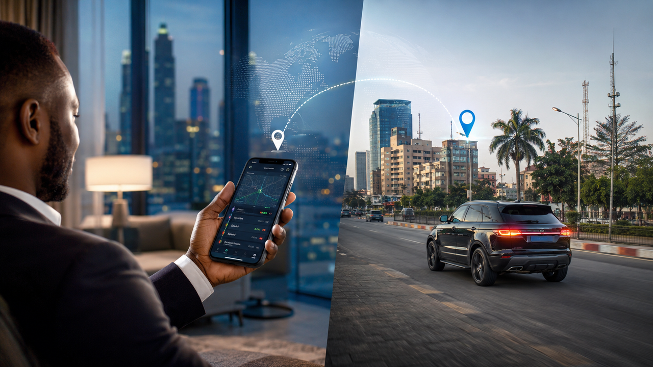 Remote vehicle monitoring interface for diaspora car owners