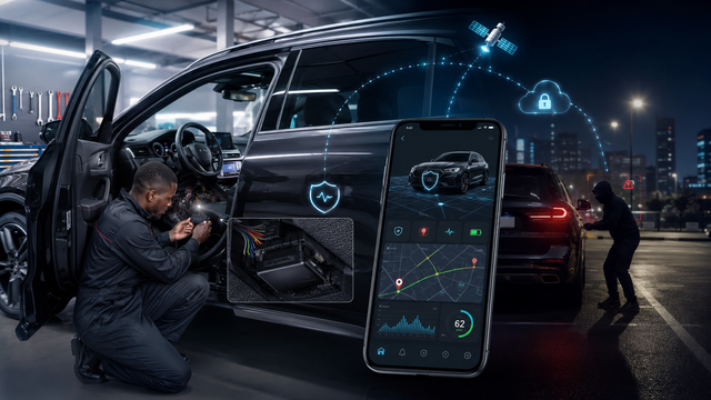 Vehicle monitoring dashboard used for anti-theft recovery readiness