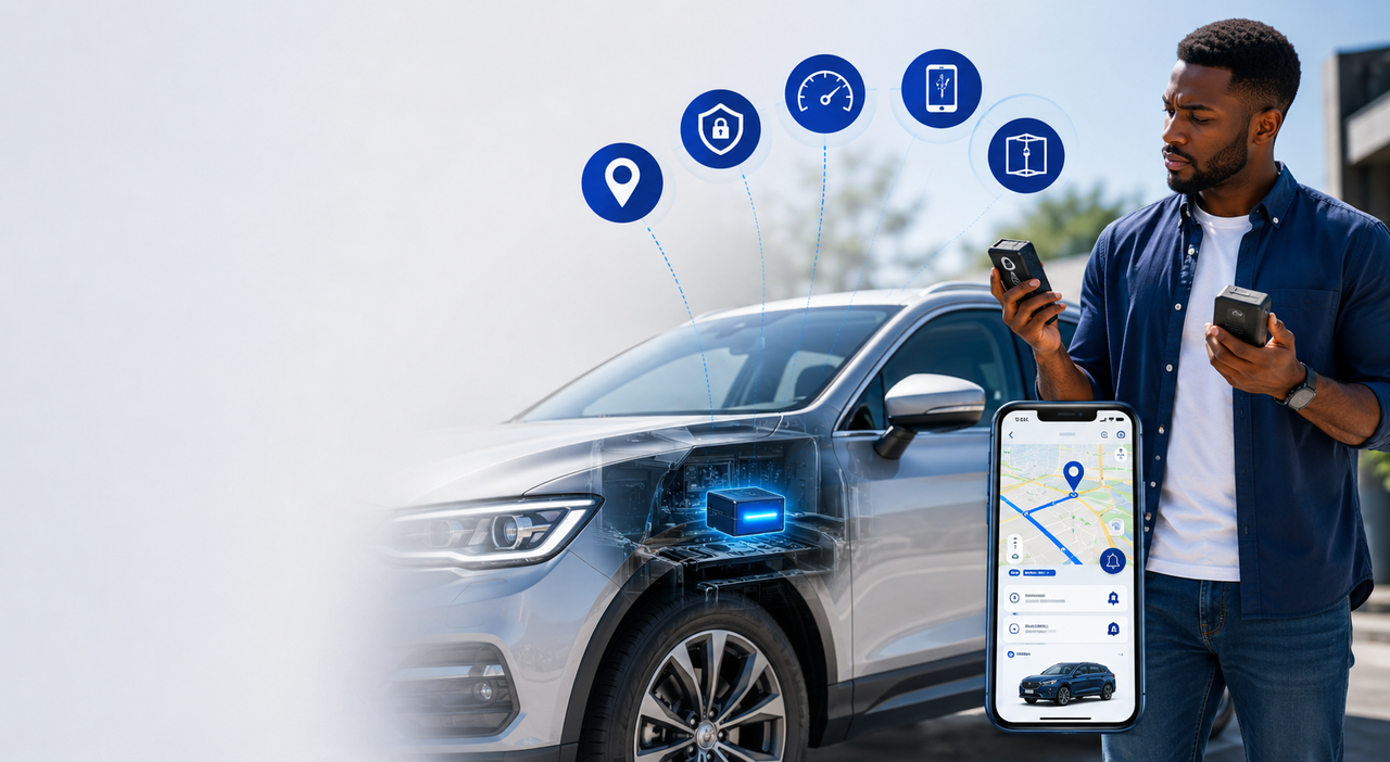 Vehicle monitoring dashboard used when comparing GPS tracker options